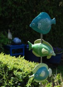 Gartenkeramik Fische